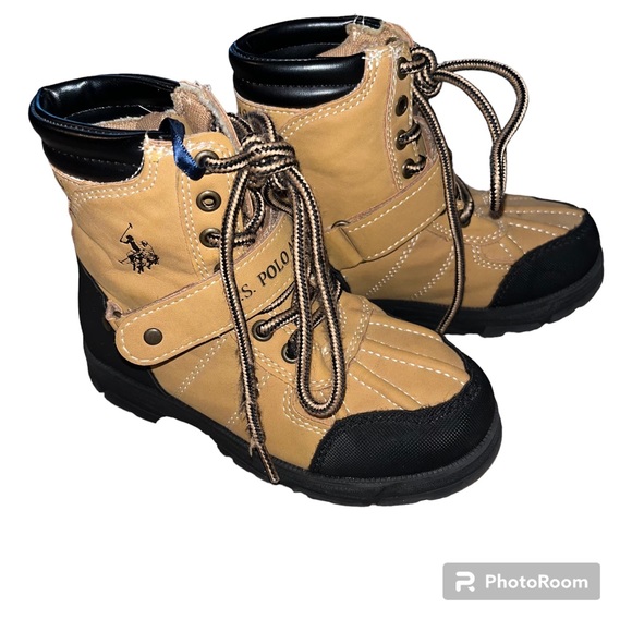 U.S. Polo Assn. boys size 12m outdoor boots - Picture 1 of 13
